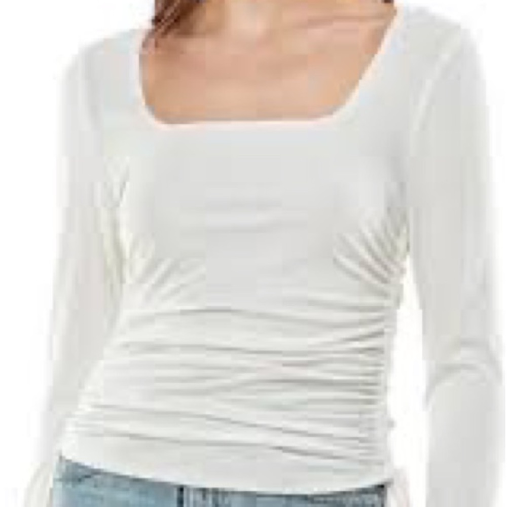 Ruched side top